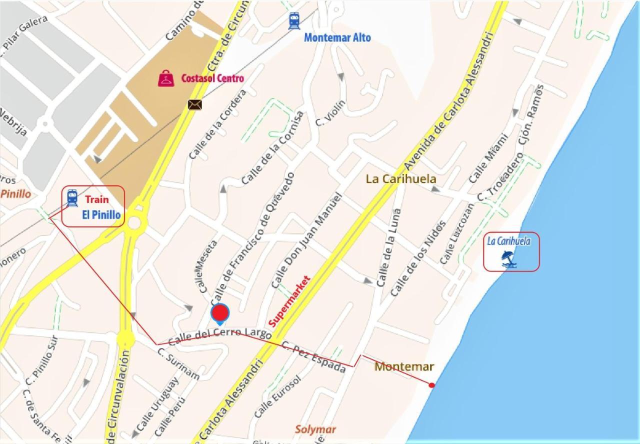 Shiny Studio With Pool & Carihuela Beach At 500M Torremolinos Exterior photo